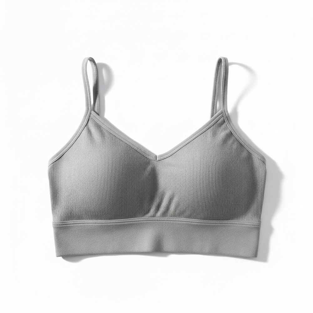 BOODY Women's Ribbed Low Back Bralette - Mist